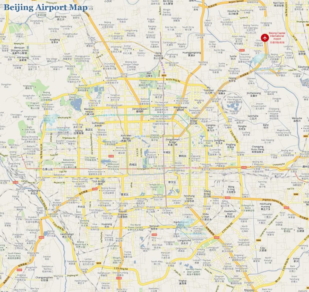 Beijing capital airport peta