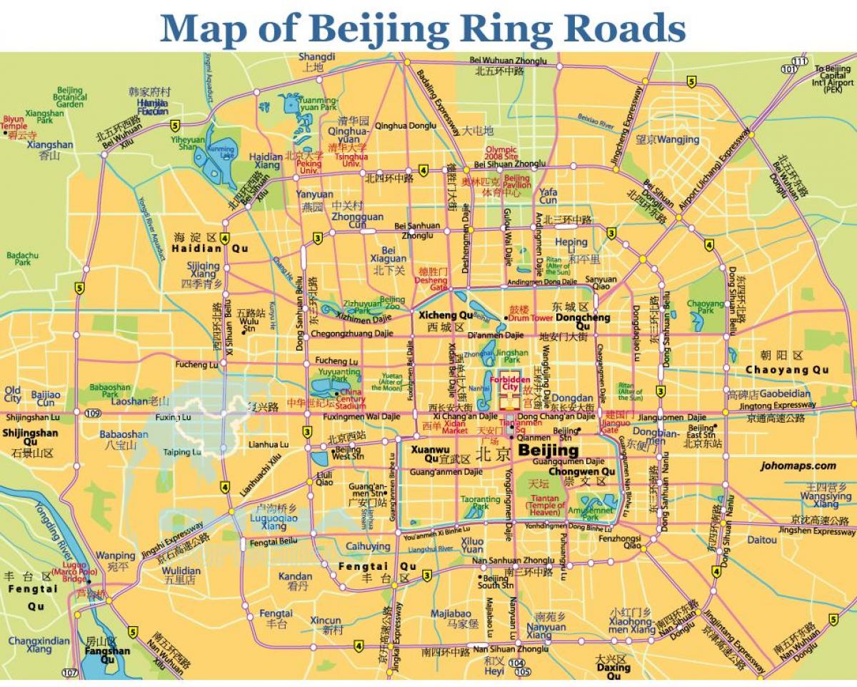 Beijing ring road peta