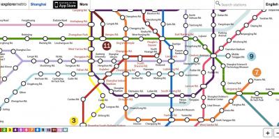 Jelajahi peta kereta bawah tanah Beijing