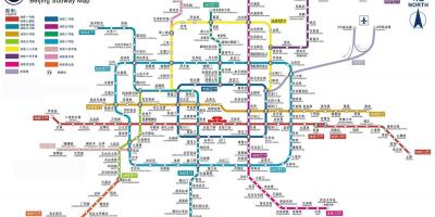 Stasiun kereta bawah tanah Beijing peta