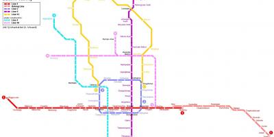 Peta dari Beijing underground city