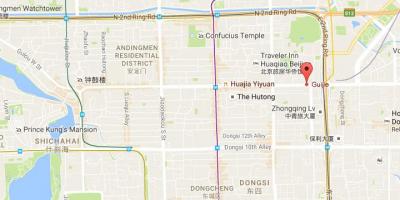 Peta dari hantu street Beijing